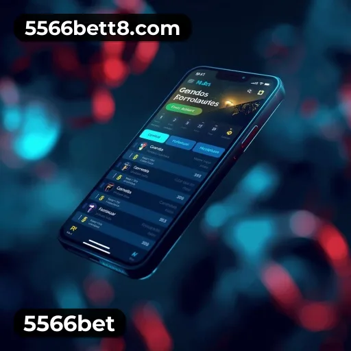 Comparação APP mobile vs versão web da 5566bet