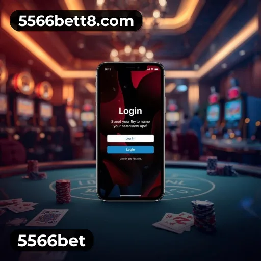 Comparação APP mobile vs versão web da 5566bet